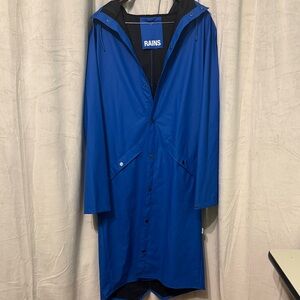 Rains Blue Raincoat